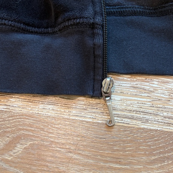 Juicy Couture Original Vintage Black Velour Hoodie made in USA Y2K women’s large - Picture 7 of 8